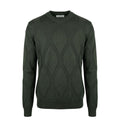 Roberto Pepe Luxury Green Wool Men's Sweater