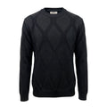 Roberto Pepe Luxury Black Wool Men Sweater
