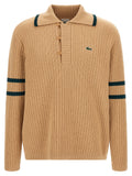 Lacoste Beige Wool Cardigan