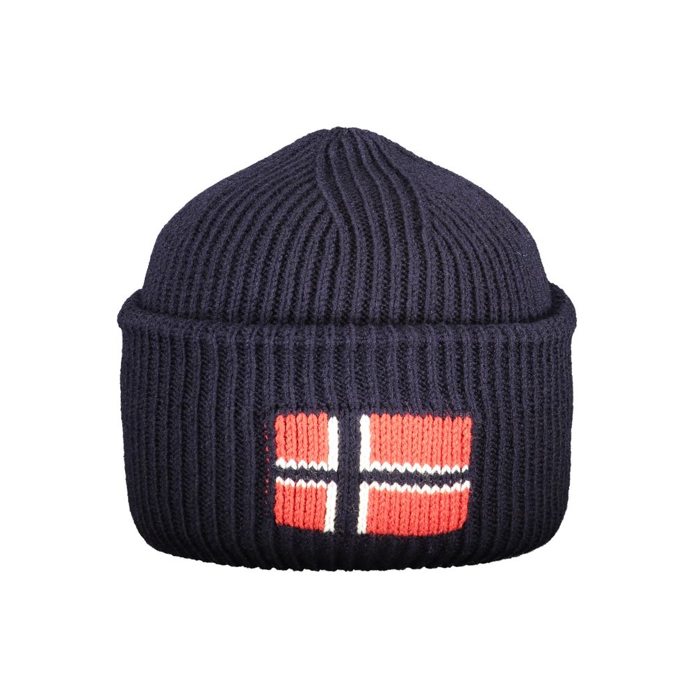 Napapijri Blue Wool Mens Cap