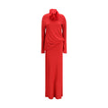 Magda Butrym Red Viscose Casual Dress
