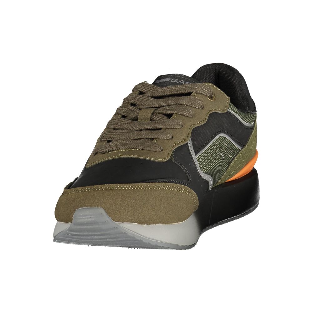 Gas Green Polyurethane Men's Sneaker