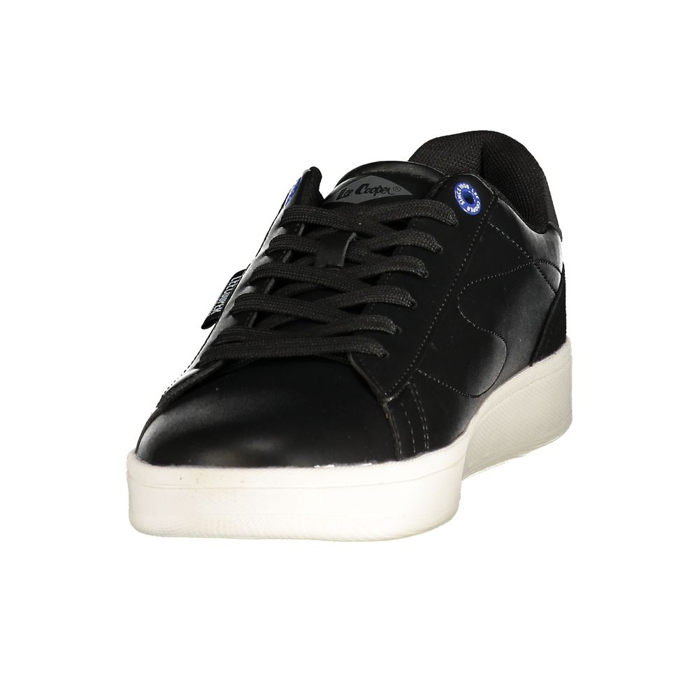 LEE COOPER Black Polyurethane Men's Sneaker