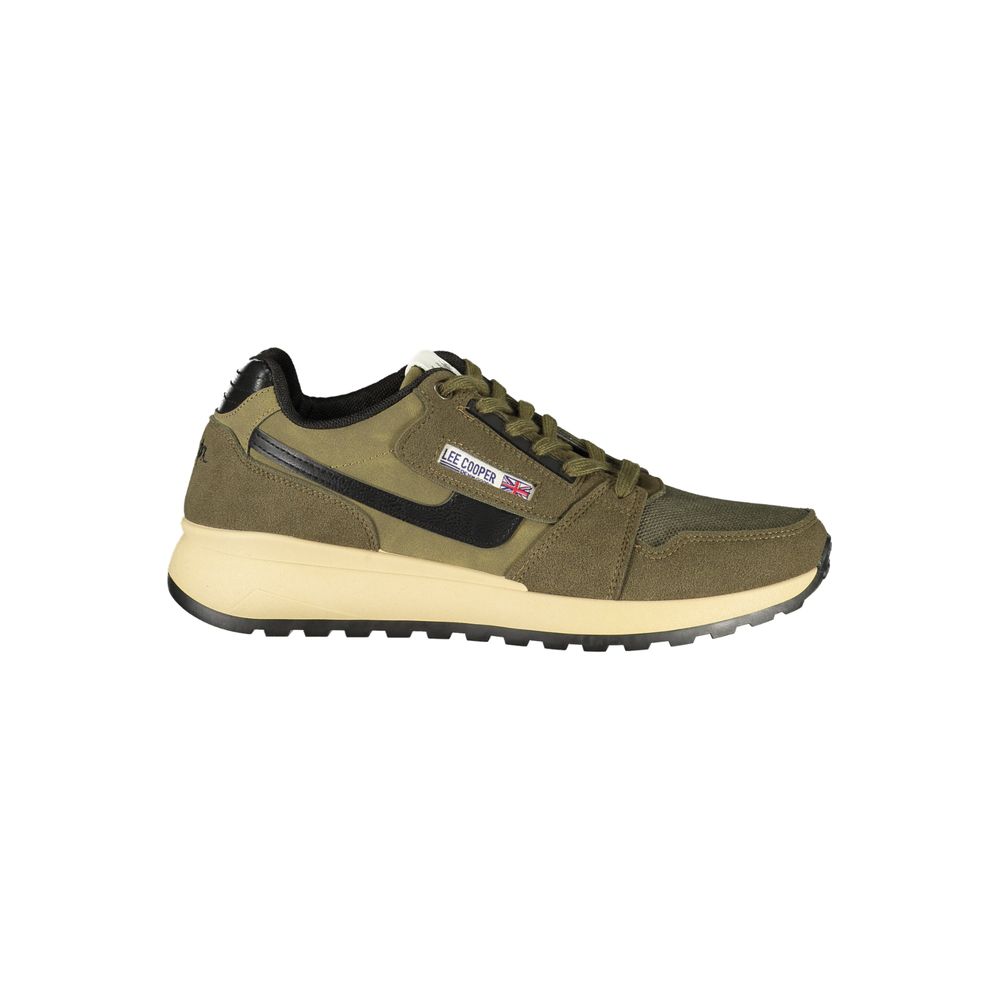 LEE COOPER Green Polyurethane Men's Sneaker