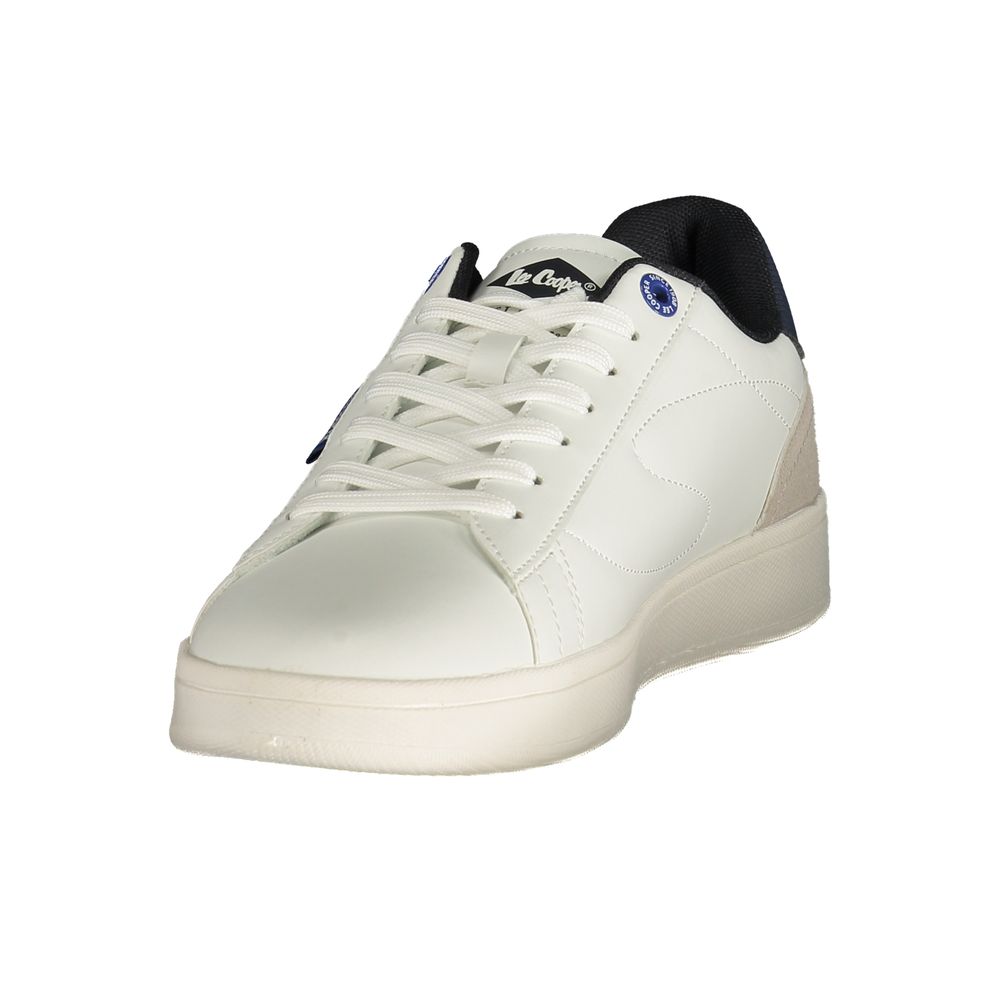 LEE COOPER White Polyester Athletic Sneakers