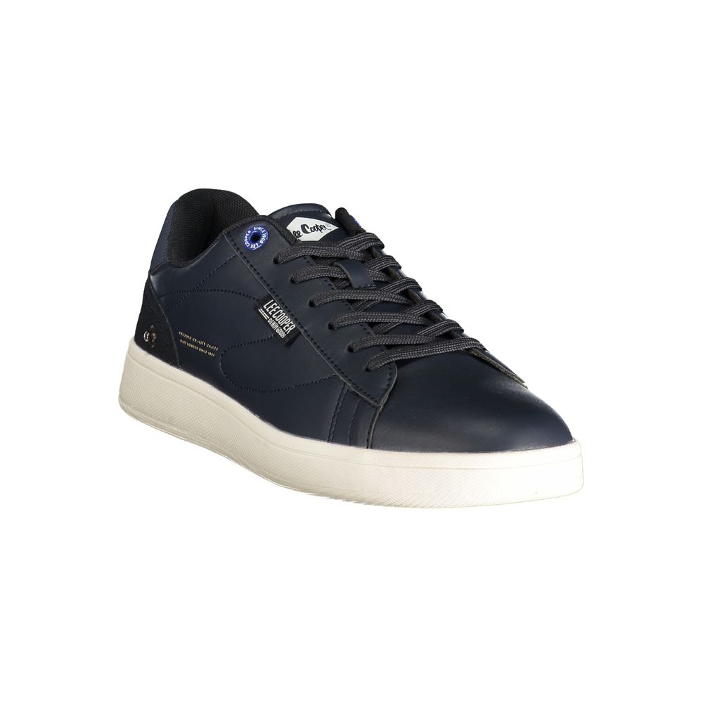 LEE COOPER Blue Polyester Athletic Sneakers