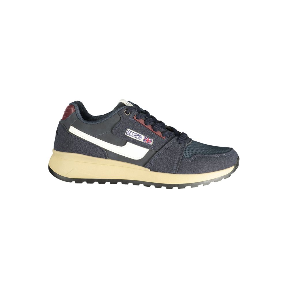 LEE COOPER Blue Polyester Athletic Sneakers