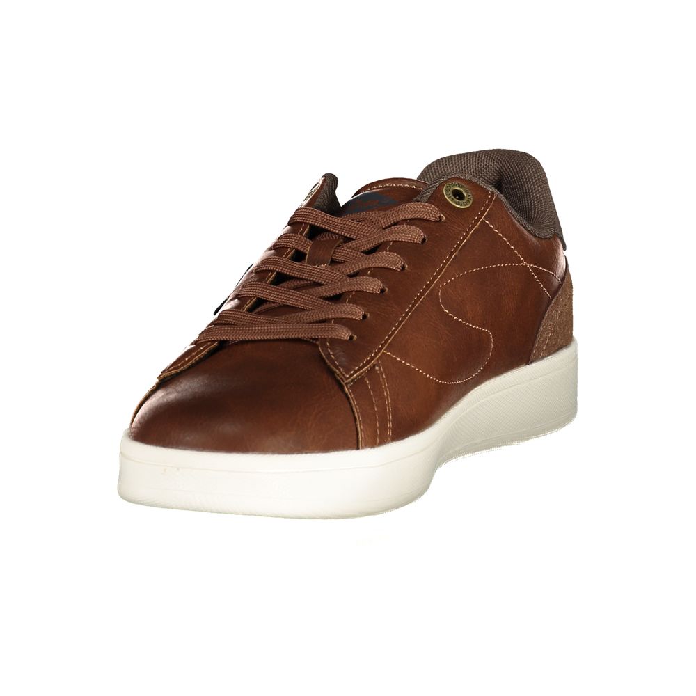 LEE COOPER Brown Polyester Sneakers