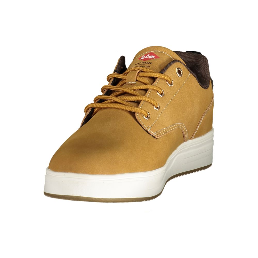 LEE COOPER Yellow Polyester Athletic Sneakers