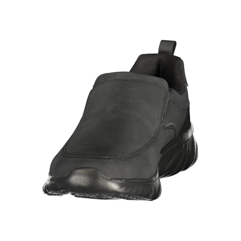 LEE COOPER Black Polyester Athletic Sneakers