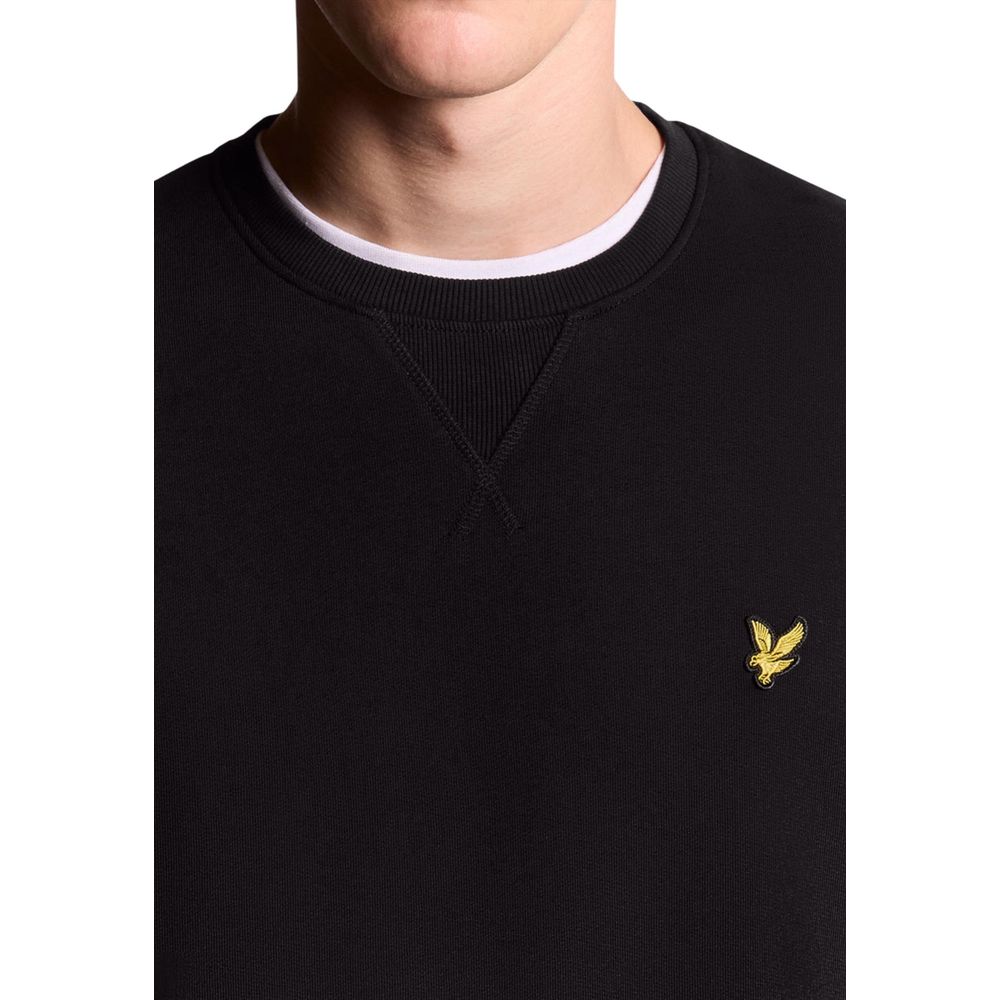 Lyle & Scott Black Cotton Sweatshirt
