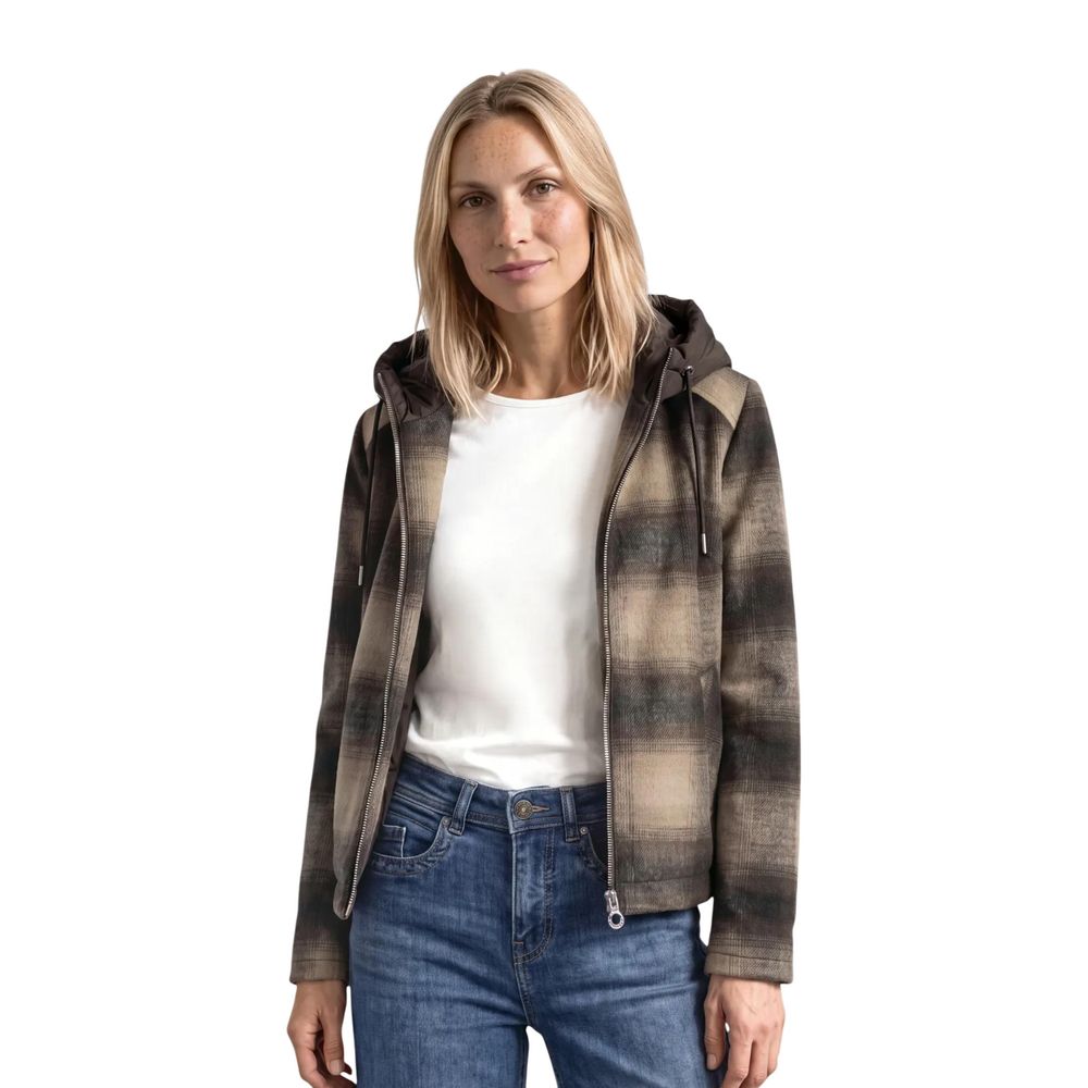 Street One Brown Polyester Coat