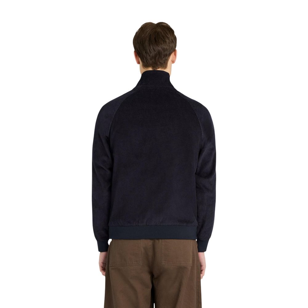Lyle & Scott Blue Cotton Biker Jacket