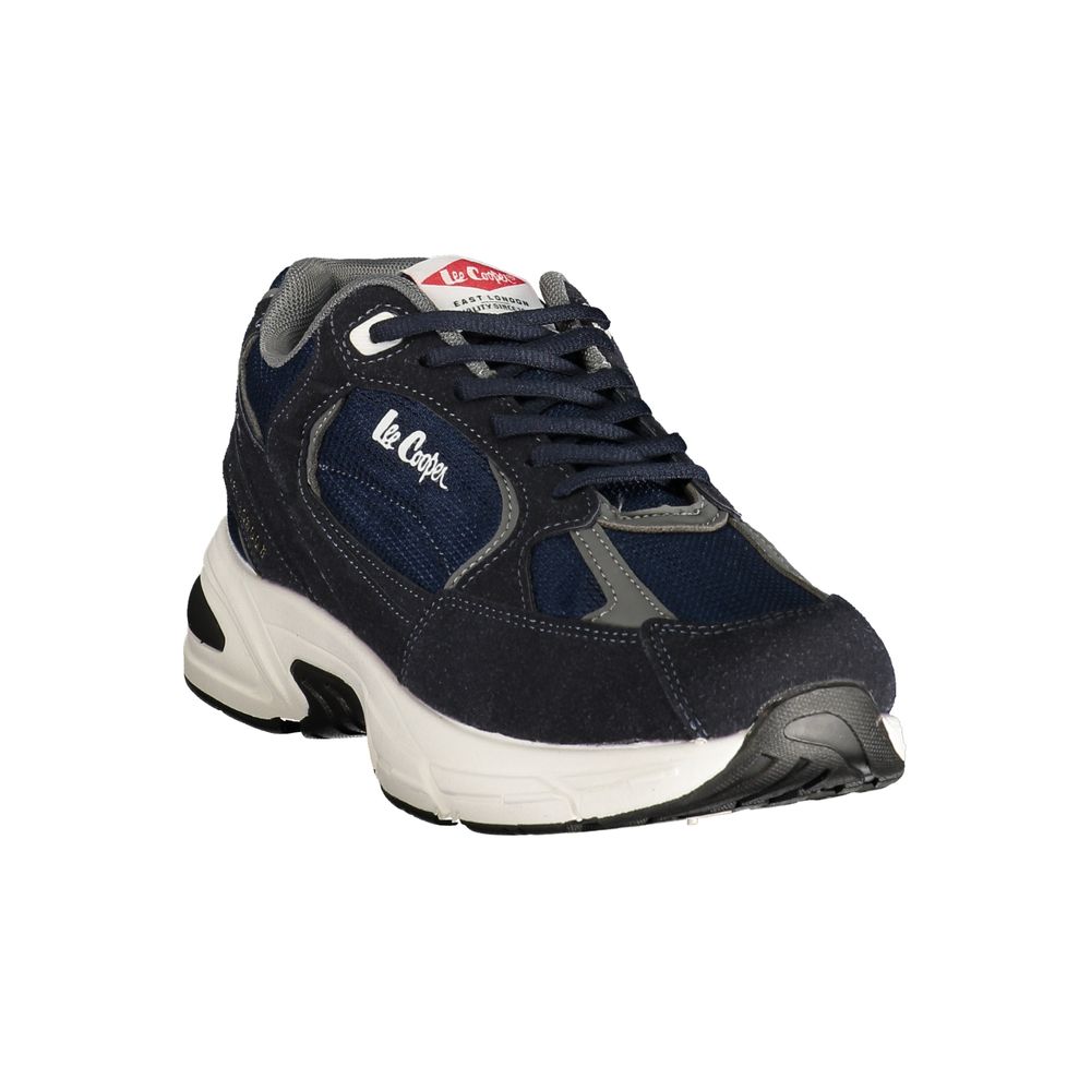 LEE COOPER Blue Polyurethane Men's Sneaker