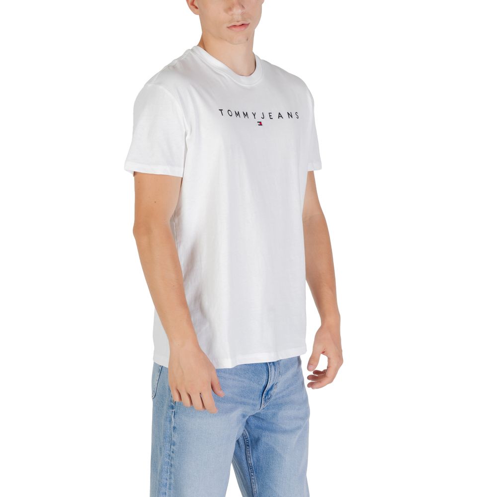 Tommy Hilfiger Jeans White Recycled Cotton T-Shirt