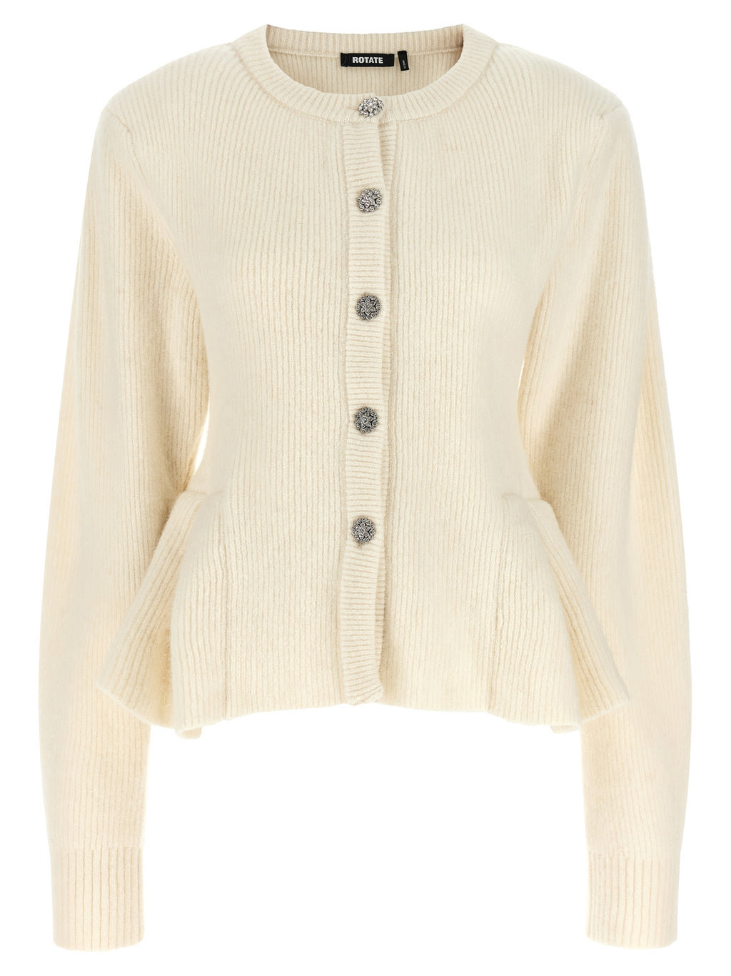 ROTATE BIRGER CHRISTENSEN White Wool Cardigan