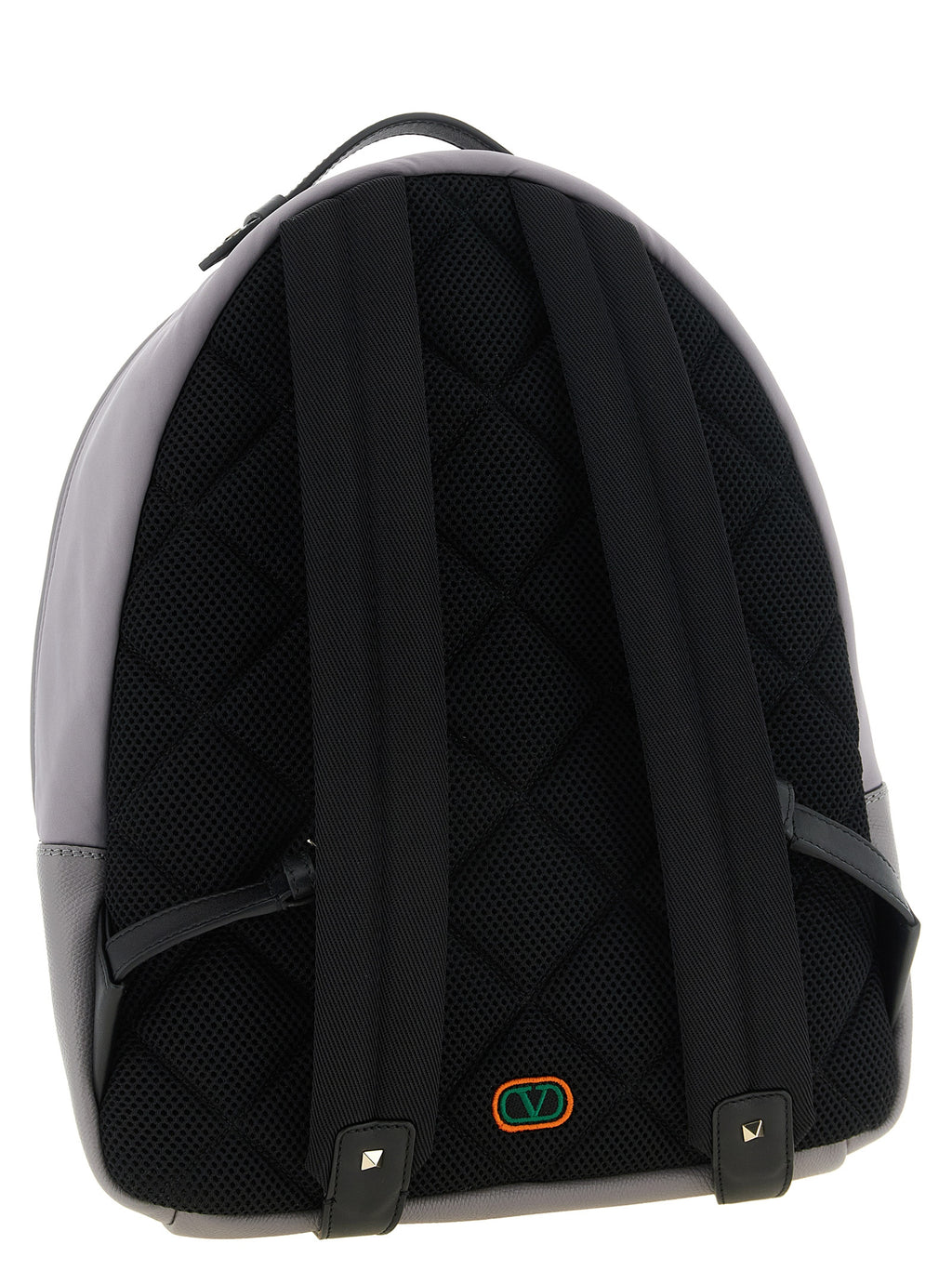 Valentino Garavani Gray Polyester Backpack