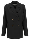 Ganni Black Polyester Blazer