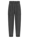 Brunello Cucinelli Gray Virgin Wool Cargo Pants