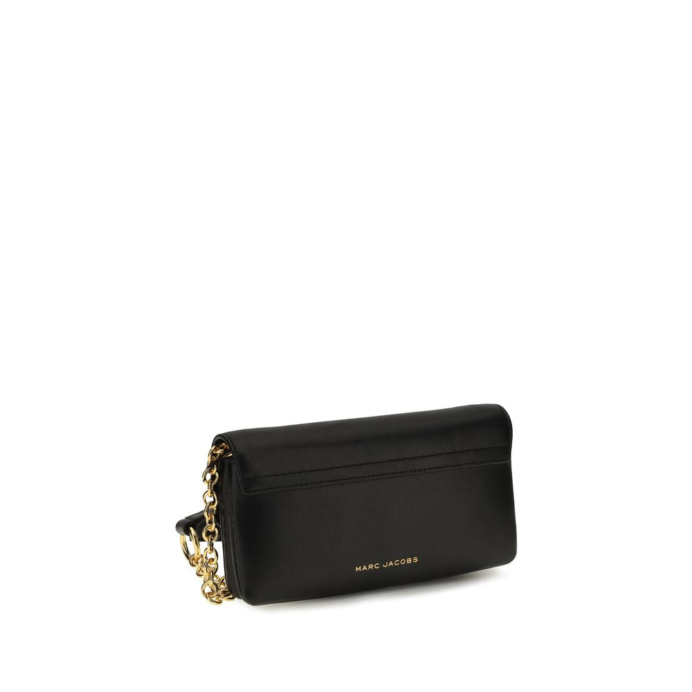 Marc Jacobs Black Calf Leather Bos Taurus Shoulder Bag