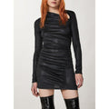 Patrizia Pepe Black Polyester Casual Dress
