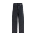 Stone Island Black Cotton Jeans Denim