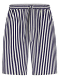 Dolce & Gabbana Blue Cotton Bermuda Shorts