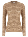 Brunello Cucinelli Beige Silk Cardigan