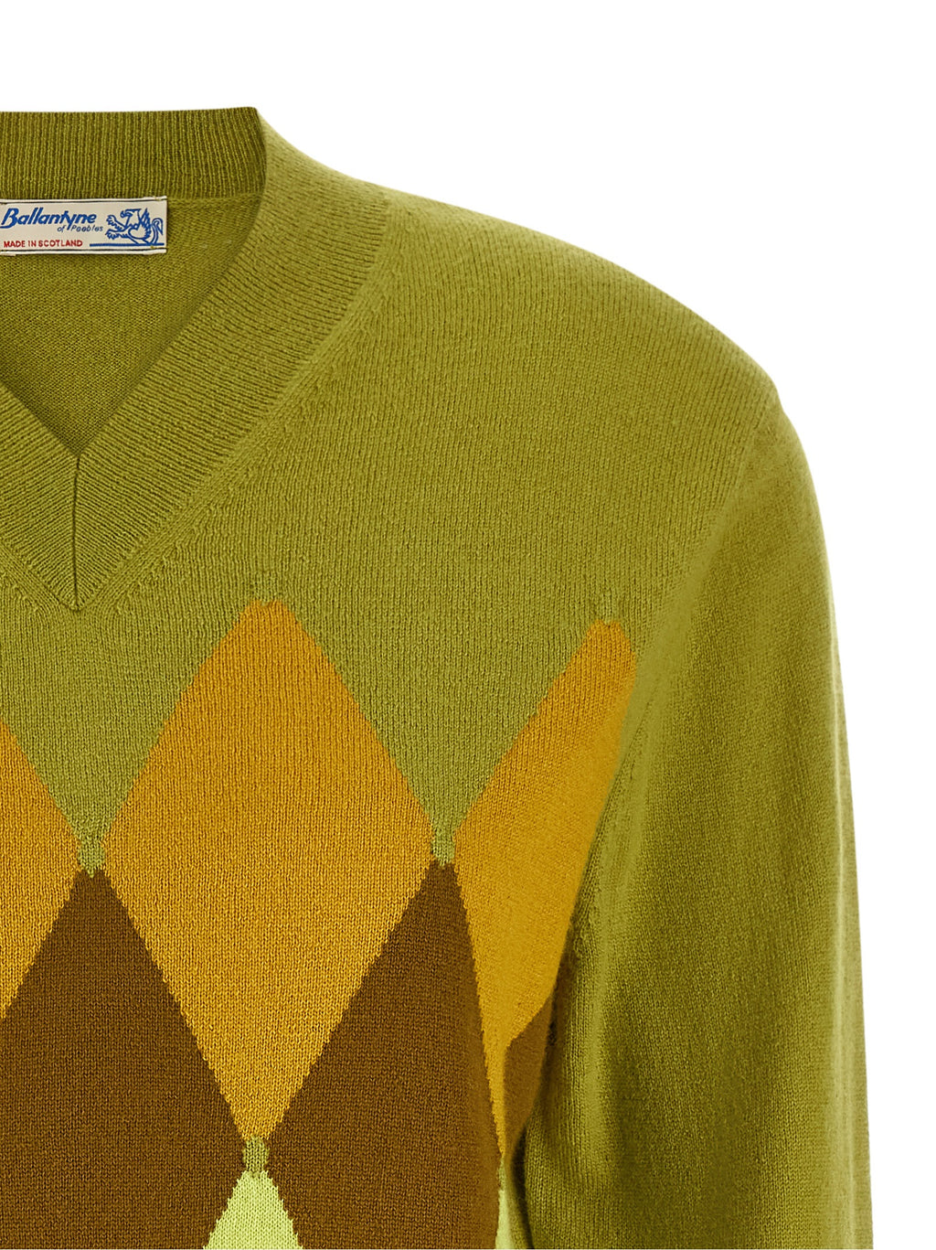 Ballantyne Bicolor Cashmere Cardigan