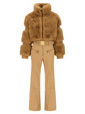 GOLDBERGH Beige Polyester Jumpsuit