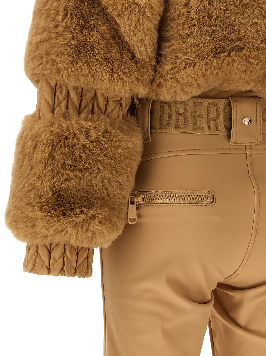 GOLDBERGH Beige Polyester Jumpsuit