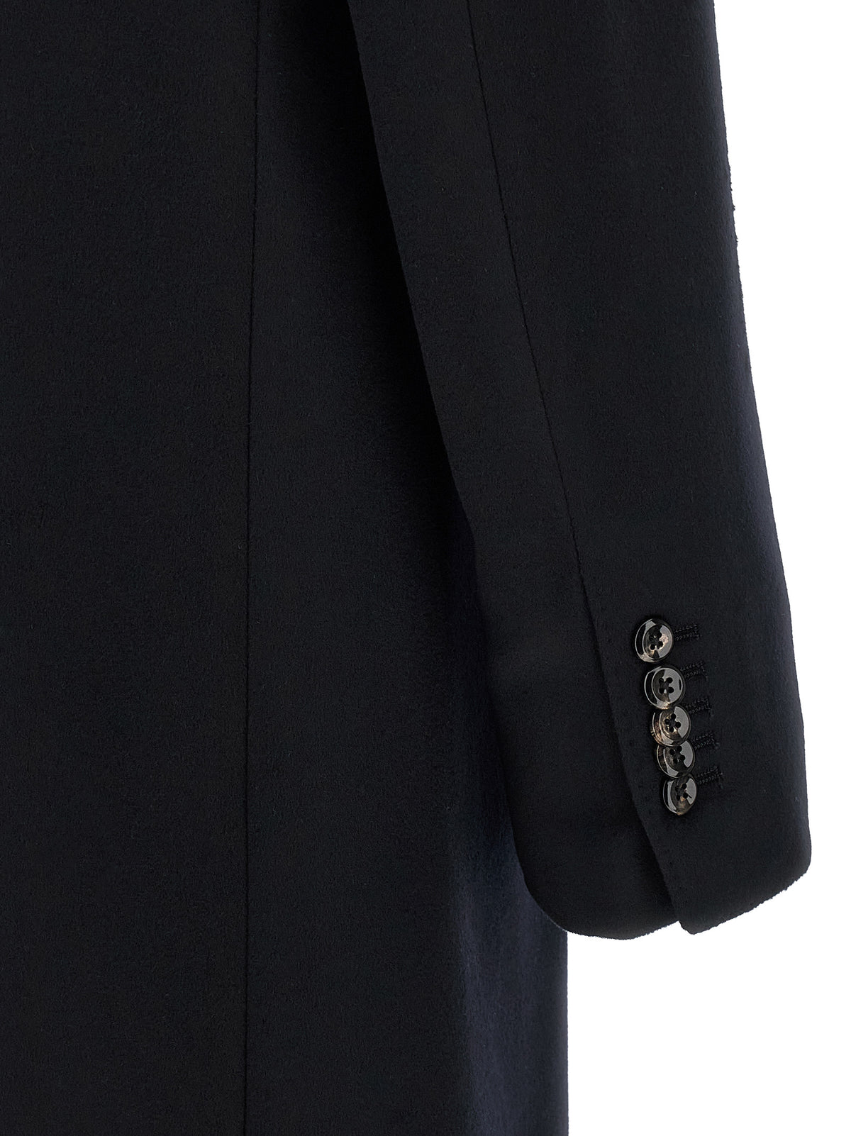 Tagliatore Blue Virgin Wool Coat