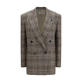 Lardini Beige Wool Oves Aries Blazer
