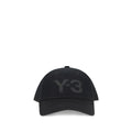 Y-3 Black Cotton Cap (Baseball Hat)