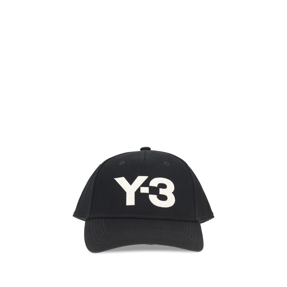 Y-3 Black Cotton Cap (Baseball Hat)