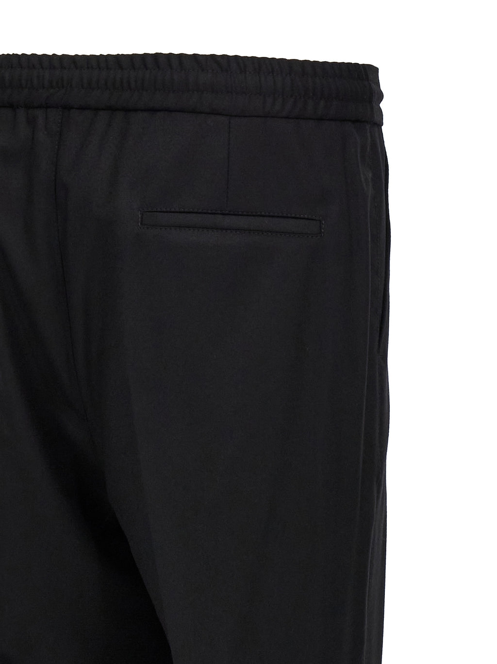 Brunello Cucinelli Black Wool Casual Pants