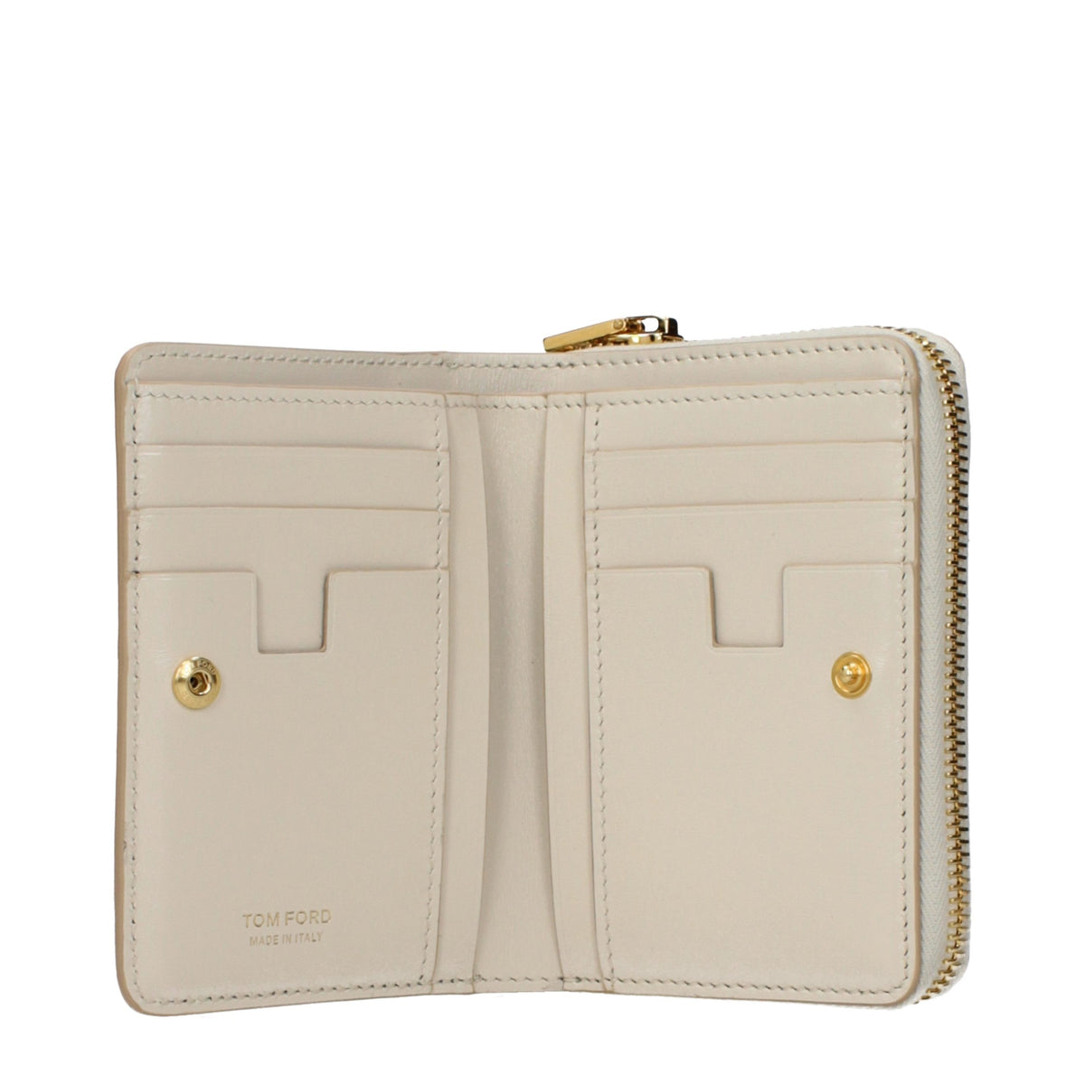 Tom Ford Beige Leather Wallet