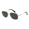 Polaroid Gold Metal Sunglasses