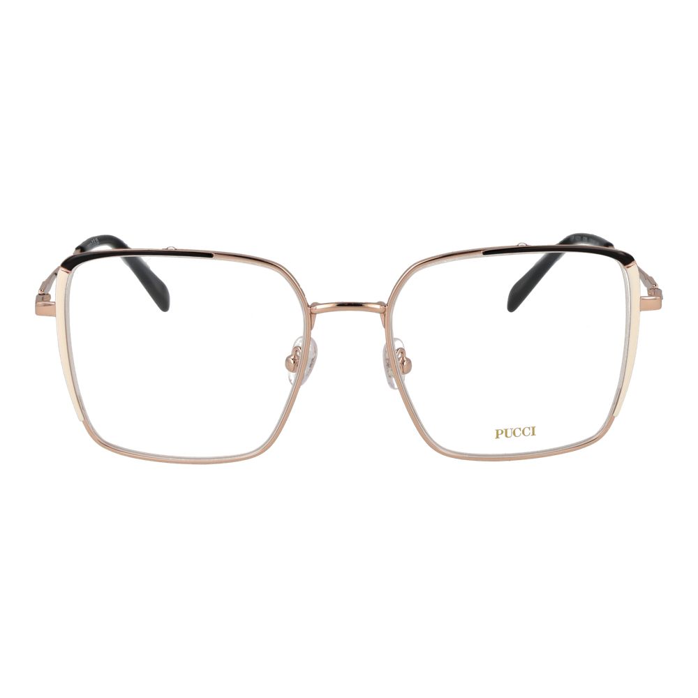 Emilio Pucci Rose Gold Metal Glasses (Frames)