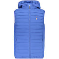 Accademia Militare Blue Polyester Sleeveless Jacket