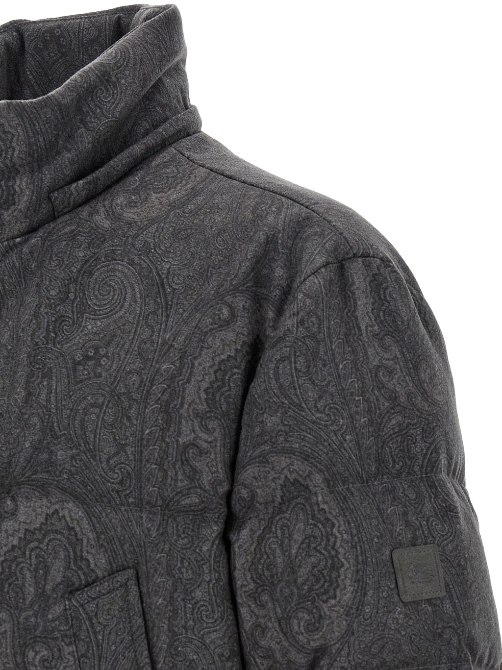 Etro Gray Wool Coat
