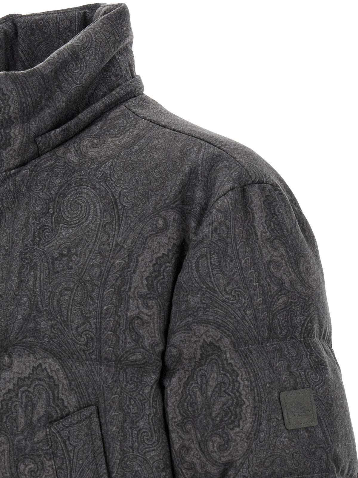 Etro Gray Wool Coat