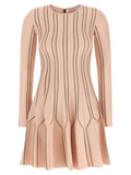Elisabetta Franchi Multicolor Viscose Short Dress