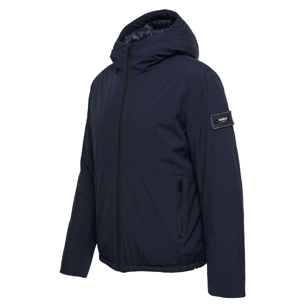 Baldinini Trend Blue Polyester Men Jacket