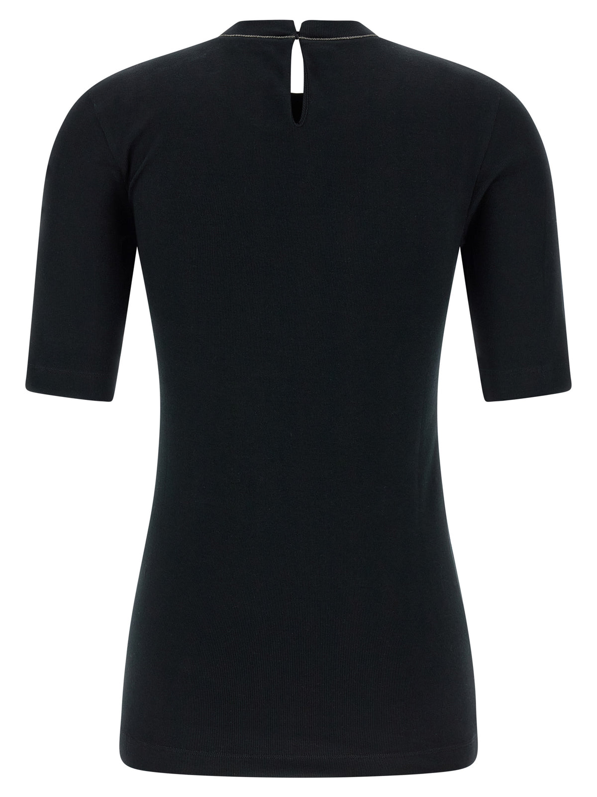 Brunello Cucinelli Black Cotton Cardigan