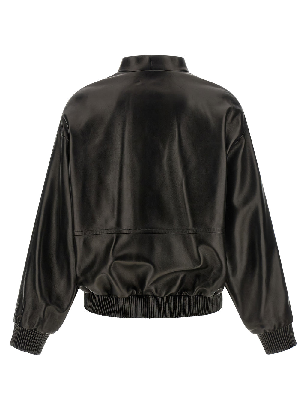 Khaite Black Lamb Leather Leather Jacket