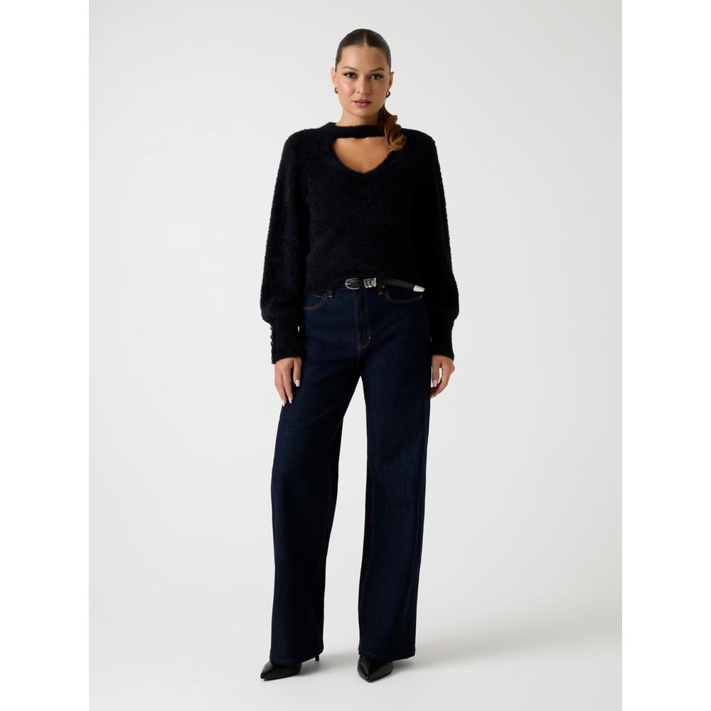 Guess Black Polyester Sweatshirt