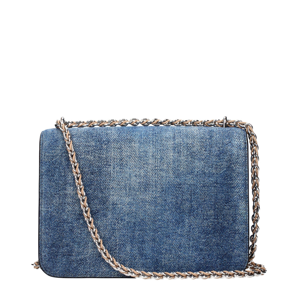 Tory Burch Blue Leather Shoulder Bag