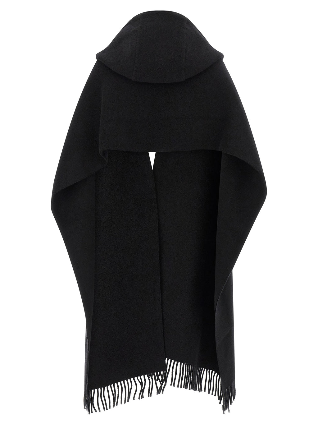 Brunello Cucinelli Black Wool Scarf