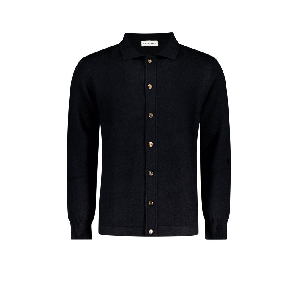 Autore Black Wool Cardigan